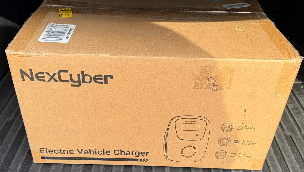 NexCyber Level 2 Smart EV Charger, 48 Amp, 25Ft Cable, NEMA 14-50 Wallbox