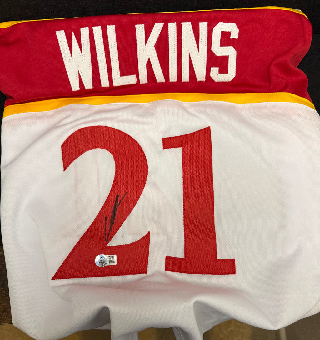 Atlanta Hawks Dominique Wilkins Autographed Pro Style White Custom Jersey JSA