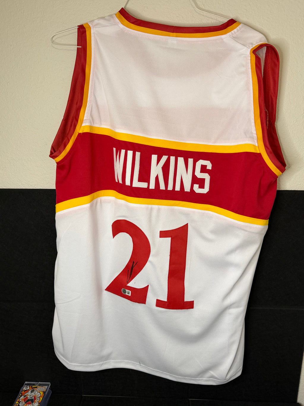 Atlanta Hawks Dominique Wilkins Autographed Pro Style White Custom Jersey JSA