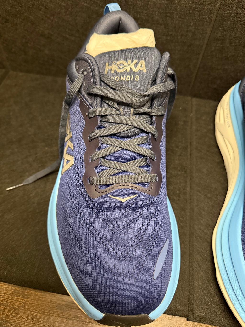 Hoka One One Bondi 8 Running Shoes - Blue / Green(Brand New never worn)
