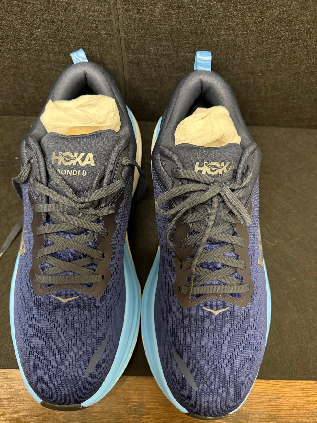 Hoka One One Bondi 8 Running Shoes - Blue / Green(Brand New never worn)
