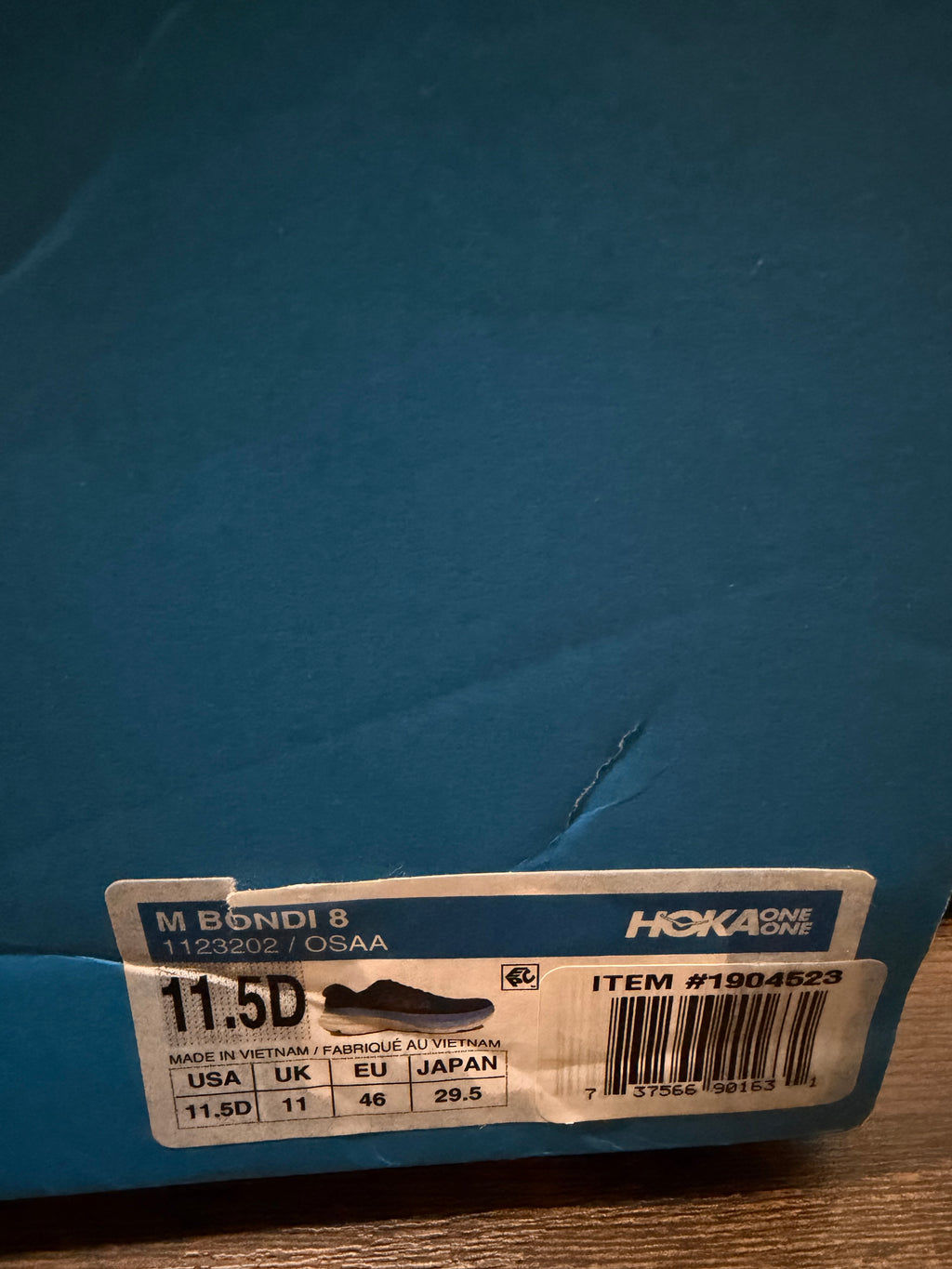 Hoka One One Bondi 8 Running Shoes - Blue / Green(Brand New never worn)