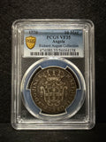 1770 Angola 10 Macutas Silver PCGS VF35 Richard August Coll. Colonial Portuguese