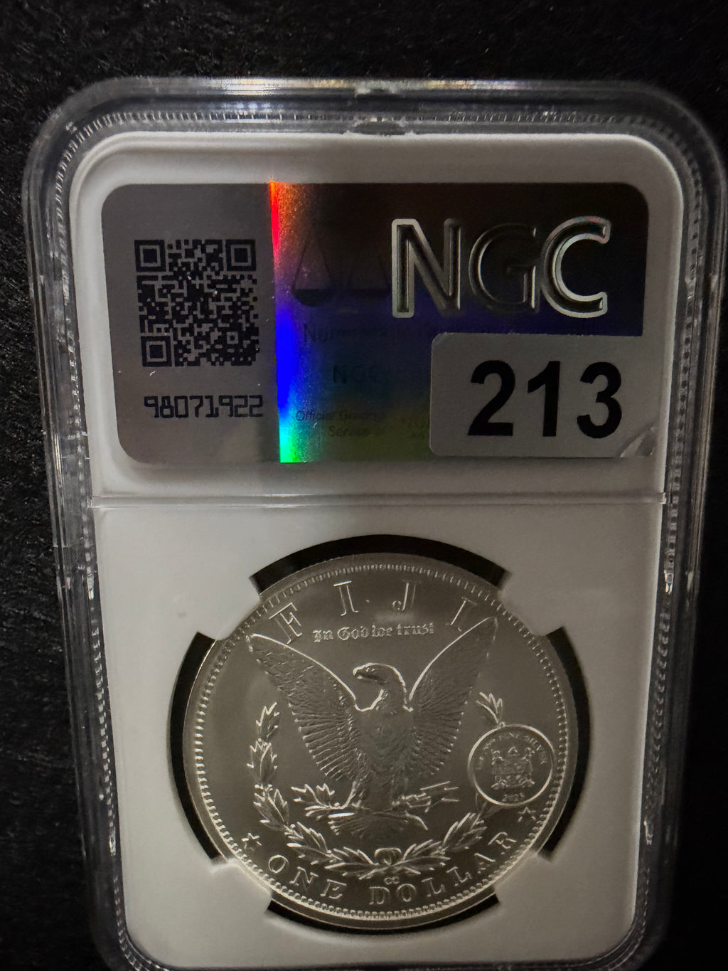 2023 Fiji "1890 CC" 1 Oz Morgan Silver Dollar Early Release NGC MS70