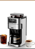 Shardor 10 Cup Drip Coffee Maker with Built in Grinder and Program Touch Screen