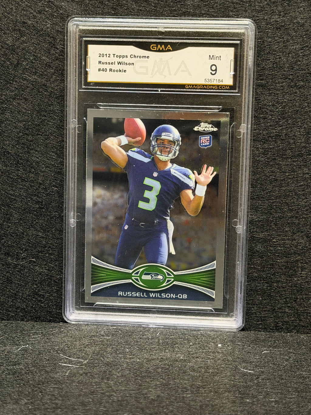 2012 Topps Chrome Russell Wilson ROOKIE #40 PSA 10 GEM MINT