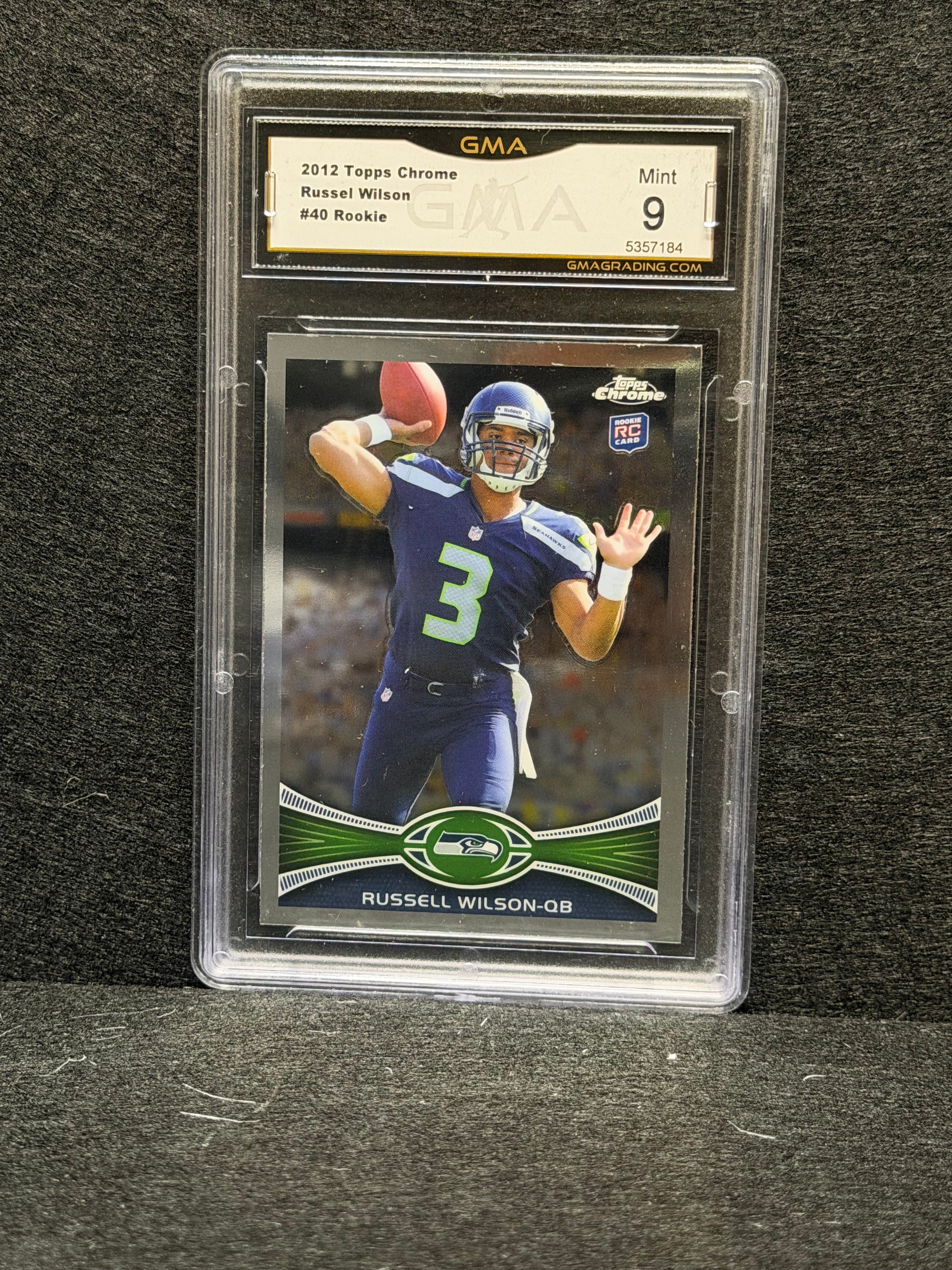 2012 Topps Chrome Russell Wilson ROOKIE #40 PSA 10 GEM MINT