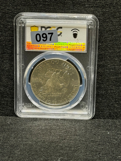 1971-S Eisenhower Silver Dollar PCGS Brilliant Uncirculated MS66