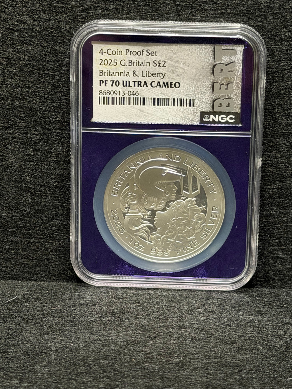 2025 Great Britain Britannia & Liberty 4-Coin Proof Set NGC PF70 UC
