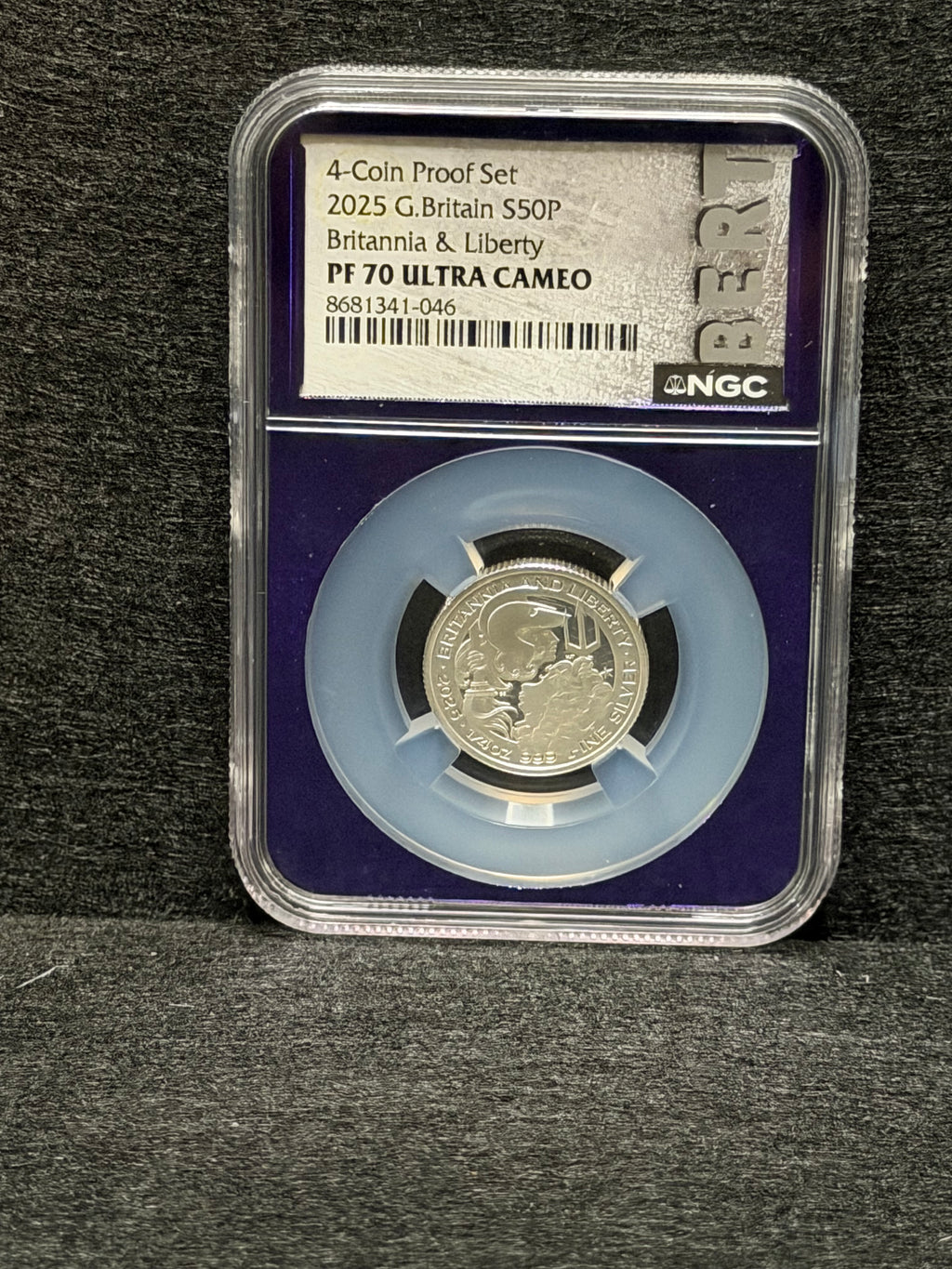 2025 Great Britain Britannia & Liberty 4-Coin Proof Set NGC PF70 UC